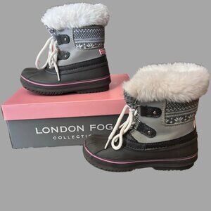 London Fog Lil Tottenham Girls' Waterproof Winter Boots